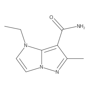 1-ethyl-6-methyl-imidazo[1,2-b]pyrazole-7-carboxamide Structure