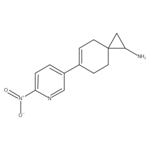 6-(6-Nitropyridin-3-yl)spiro[2.5]oct-5-en-1-amine Structure