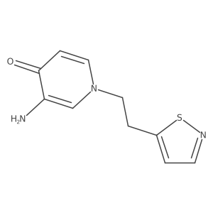 3-Amino-1-[2-(1,2-thiazol-5-yl)ethyl]-1,4-dihydropyridin-4-one Structure