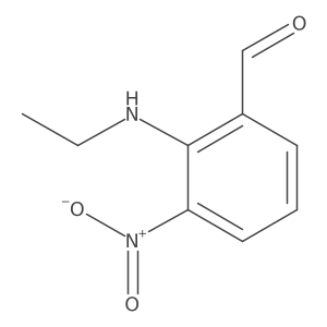 2-(Ethylamino)-3-nitrobenzaldehyde结构式
