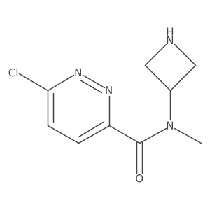 N-(azetidin-3-yl)-6-chloro-N-methylpyridazine-3-carboxamide Structure