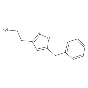 2-(5-Benzyl-1,2-oxazol-3-yl)ethan-1-amine Structure