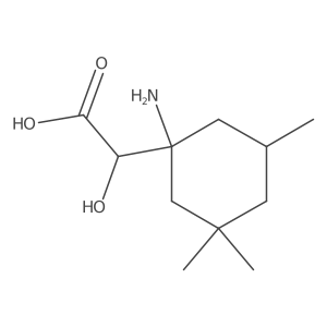 2-(1-Amino-3,3,5-trimethylcyclohexyl)-2-hydroxyacetic acid结构式
