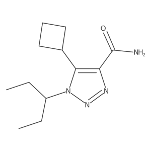 5-cyclobutyl-1-(pentan-3-yl)-1H-1,2,3-triazole-4-carboxamide Structure