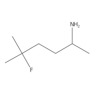 (2S)-5-fluoro-5-methylhexan-2-amine Structure