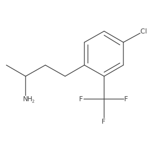 (2R)-4-[4-chloro-2-(trifluoromethyl)phenyl]butan-2-amine Structure