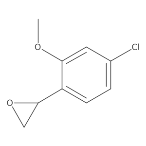(2R)-2-(4-chloro-2-methoxyphenyl)oxirane Structure