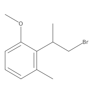 2-(1-Bromopropan-2-yl)-1-methoxy-3-methylbenzene Structure