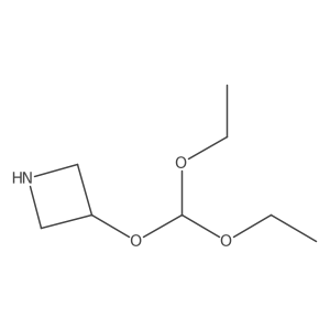 3-(Diethoxymethoxy)azetidine结构式