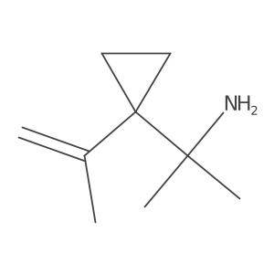 2-[1-(Prop-1-en-2-yl)cyclopropyl]propan-2-amine Structure
