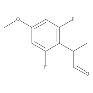 2-(2,6-Difluoro-4-methoxyphenyl)propanal结构式