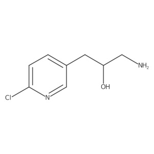 1-Amino-3-(6-chloropyridin-3-yl)propan-2-ol Structure