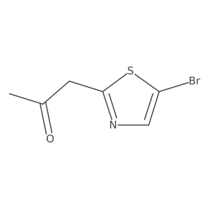 1-(5-Bromo-1,3-thiazol-2-yl)propan-2-one结构式