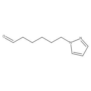 6-(1H-pyrazol-1-yl)hexanal结构式