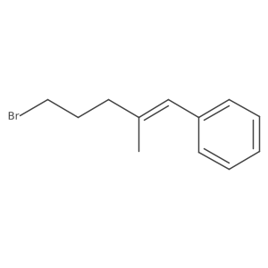 (5-Bromo-2-methylpent-1-en-1-yl)benzene Structure