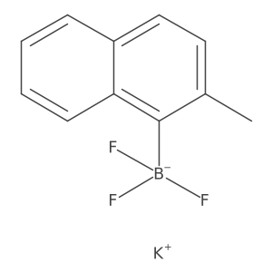 Potassium trifluoro(2-methylnaphthalen-1-yl)borate Structure
