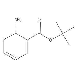 Tert-butyl (1R,6S)-6-aminocyclohex-3-ene-1-carboxylate Structure