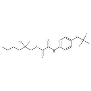 N1-(2-hydroxy-4-methoxy-2-methylbutyl)-N2-(4-(trifluoromethoxy)phenyl)oxalamide Structure
