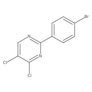 2-(4-Bromophenyl)-4,5-dichloropyrimidine Structure