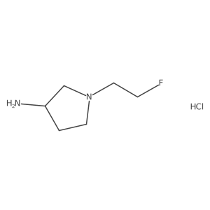 (R)-1-(2-Fluoroethyl)pyrrolidin-3-amine hydrochloride结构式