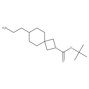 1,1-Dimethylethyl 7-(2-aminoethyl)-2-azaspiro[3.5]nonane-2-carboxylate Structure