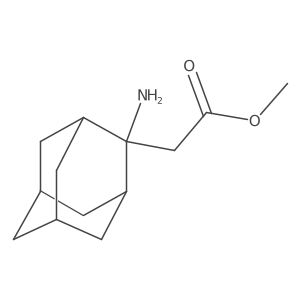 Methyl 2-(2-aminoadamantan-2-yl)acetate Structure