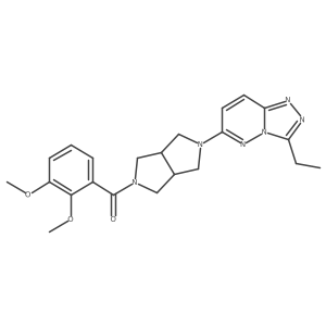 2-(2,3-Dimethoxybenzoyl)-5-{3-ethyl-[1,2,4]triazolo[4,3-b]pyridazin-6-yl}-octahydropyrrolo[3,4-c]pyrrole结构式