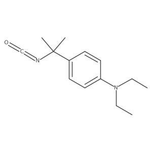 N,N-diethyl-4-(2-isocyanatopropan-2-yl)aniline Structure