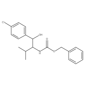 benzyl N-[1-(4-chlorophenyl)-1-hydroxy-3-methylbutan-2-yl]carbamate结构式