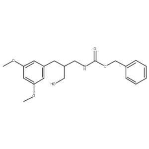 benzyl N-{2-[(3,5-dimethoxyphenyl)methyl]-3-hydroxypropyl}carbamate结构式