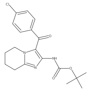 tert-butyl N-[3-(4-chlorobenzoyl)-5H,6H,7H,8H-imidazo[1,2-a]pyridin-2-yl]carbamate Structure
