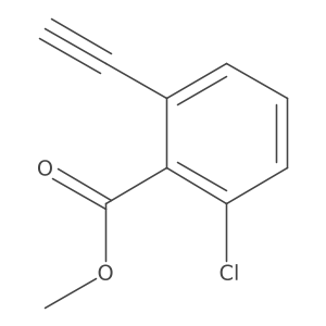 Methyl 2-chloro-6-ethynylbenzoate Structure