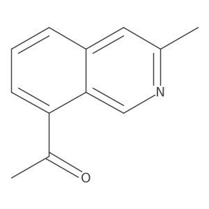 1-(3-Methylisoquinolin-8-yl)ethanone Structure
