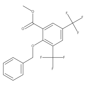 Methyl 2-(benzyloxy)-3,5-bis(trifluoromethyl)benzoate Structure