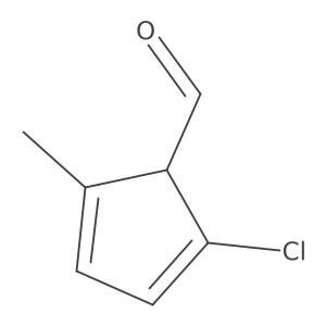 (1R)-2-chloro-5-methylcyclopenta-2,4-diene-1-carbaldehyde结构式