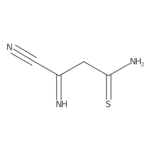 Carbamothioylmethanecarbonimidoylcyanide Structure