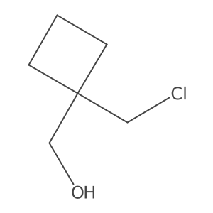 [1-(Chloromethyl)cyclobutyl]methanol结构式