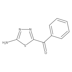 (5-amino-1,3,4-thiadiazol-2-yl)phenylMethanone结构式