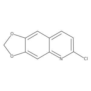6-Chloro[1,3]dioxolo[4,5-g]quinoline结构式