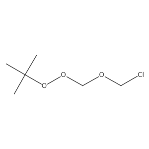 Peroxide, (chloromethoxy)methyl 1,1-dimethylethyl Structure
