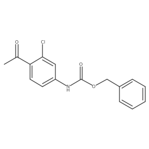 benzyl N-(4-acetyl-3-chlorophenyl)carbamate结构式