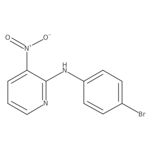 N-(4-bromophenyl)-3-nitropyridin-2-amine Structure