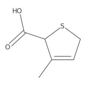 3-Methyl-2,5-dihydrothiophene-2-carboxylic acid Structure
