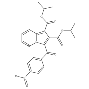 Diisopropyl 7-(4-nitrobenzoyl)pyrrolo[1,2-b]pyridazine-5,6-dicarboxylate Structure