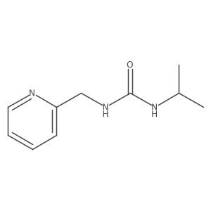 1-Isopropyl-3-(pyridin-2-ylmethyl)urea结构式