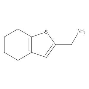 (4,5,6,7-Tetrahydrobenzo[b]thiophen-2-yl)methanamine结构式