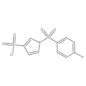 1-Tosyl-1H-pyrrole-3-sulfonyl chloride结构式