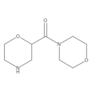 2-(Morpholine-4-carbonyl)morpholine结构式