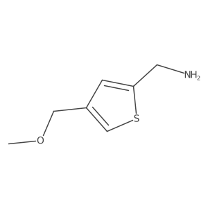 [4-(Methoxymethyl)thiophen-2-yl]methanamine Structure