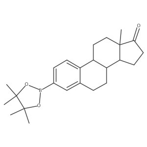 (8R,9S,13S,14S)-13-Methyl-3-(4,4,5,5-tetramethyl-1,3,2-dioxaborolan-2-yl)-7,8,9,11,12,13,15,16-octahydro-6H-cyclopenta[a]phenanthren-17(14H)-one结构式